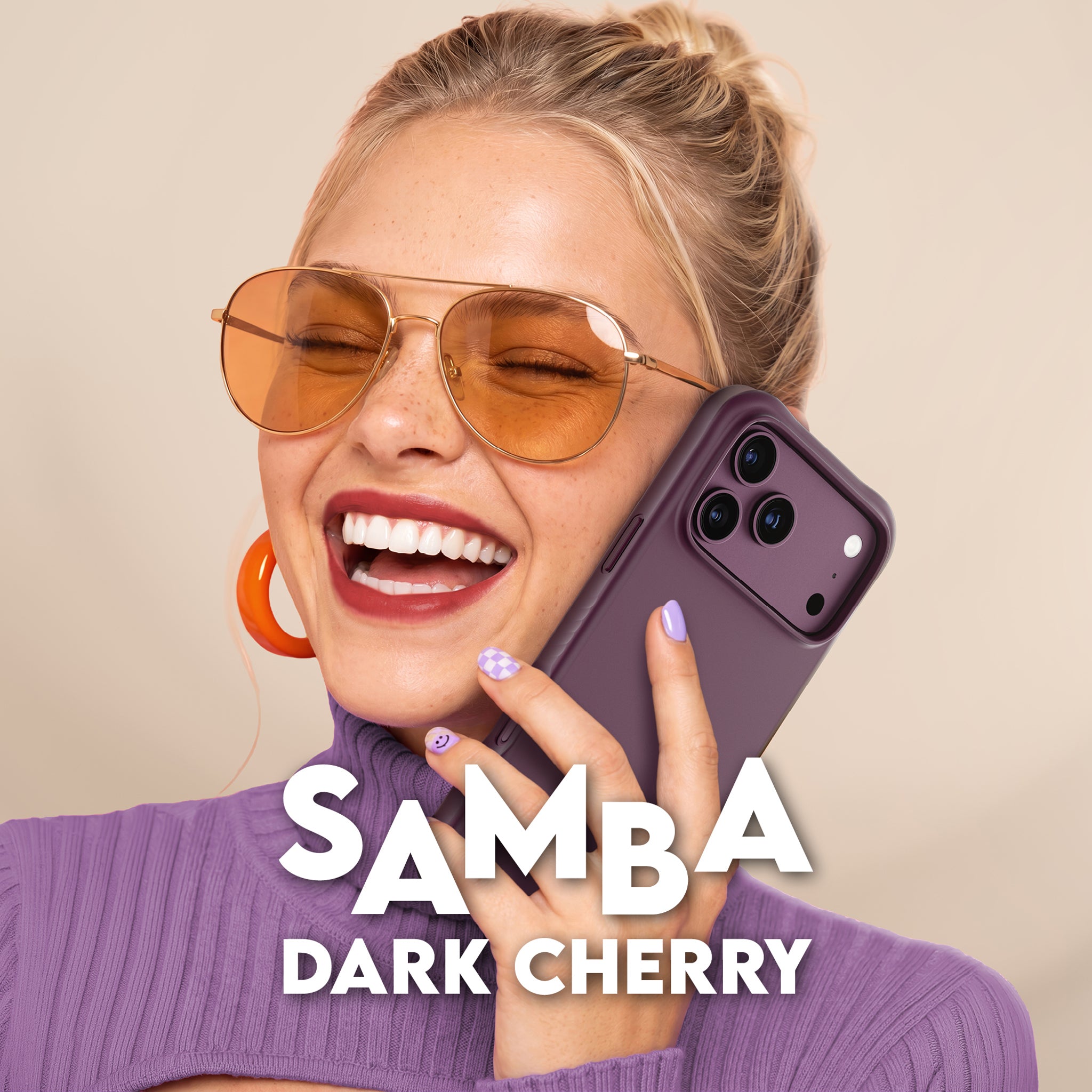 CARE™ by PanzerGlass® Samba Case Dark Cherry w. MagSafe iPhone 18 Pro | 17 Pro